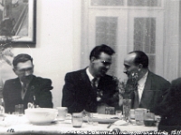 Rok 1958. Obchody 120-lecia Odlewni Żeliwa w Węgierskiej Górce (w środku Władysław Adamiec, Dyrektor Naczelny w latach 1955 - 1978).